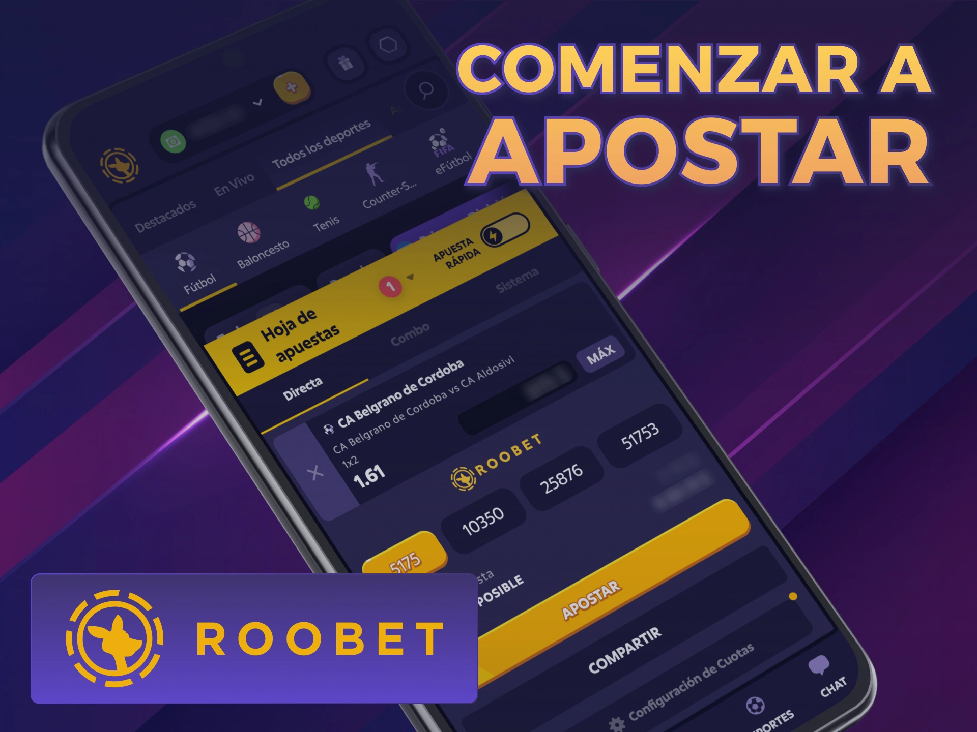 Empezá a apostar en la App Roobet con esta guía.