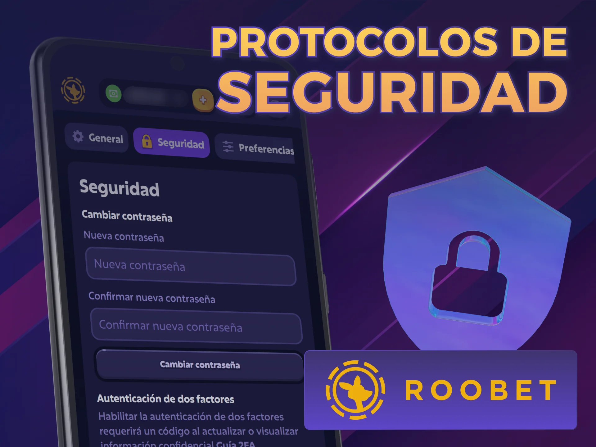 Protegé tus datos en la Roobet App para Android con encriptación.