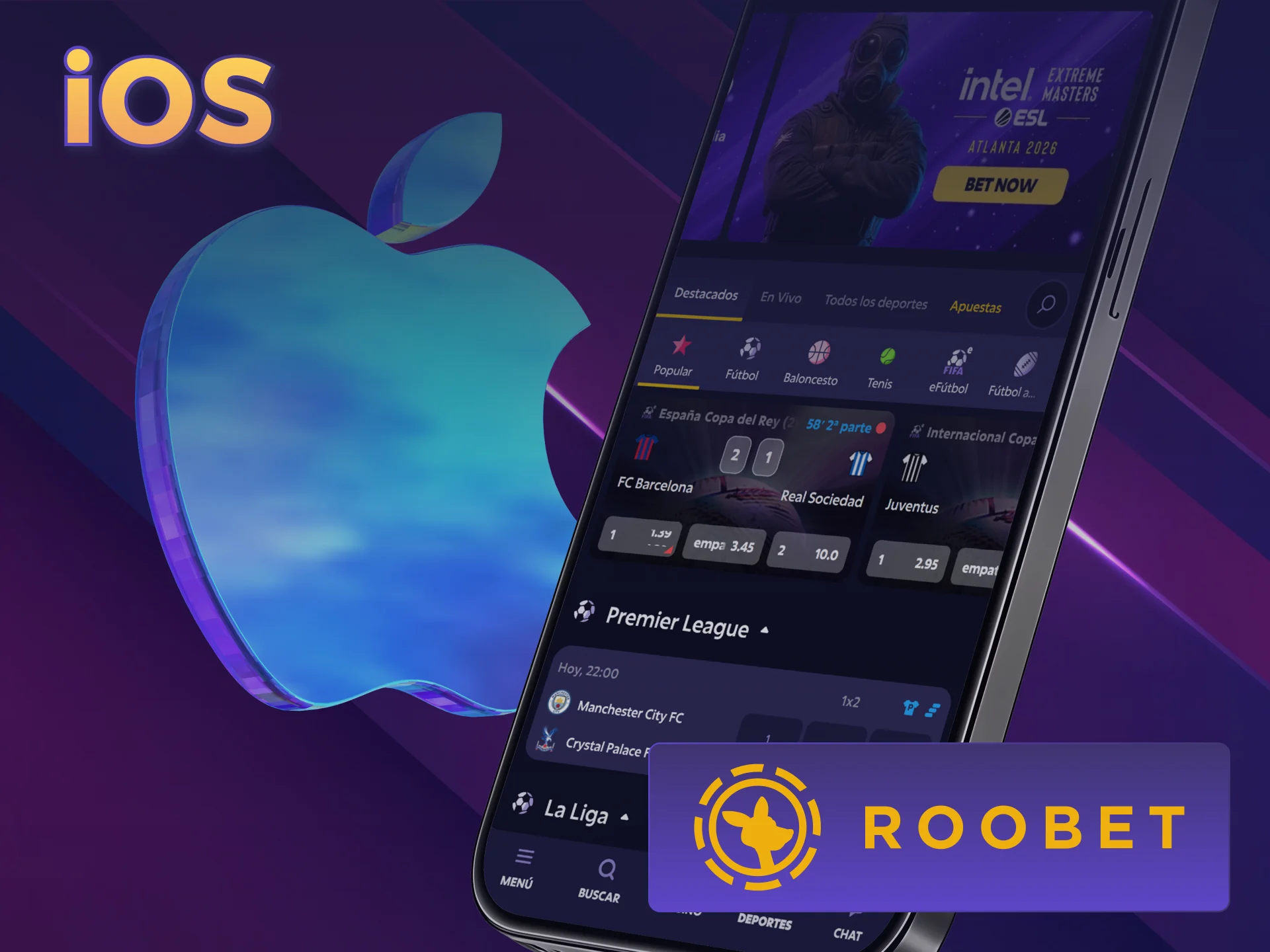 Usá tu iPhone en Roobet y ganá con Apuestas en Casa.