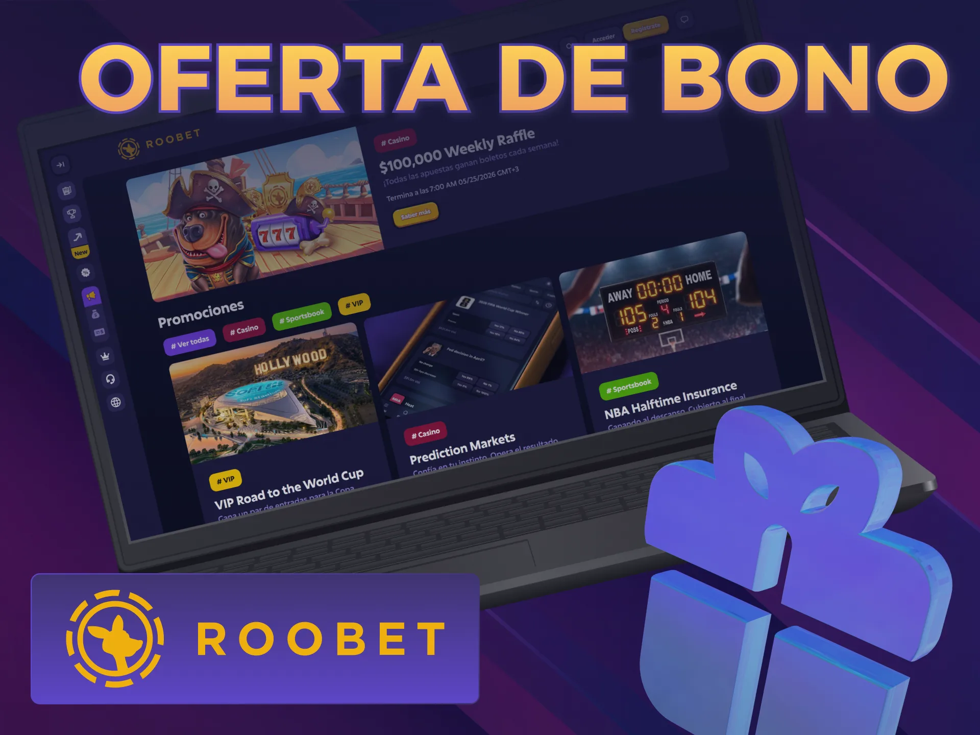 Reclamá tu bono exclusivo para ganar más en Aviator Roobet.