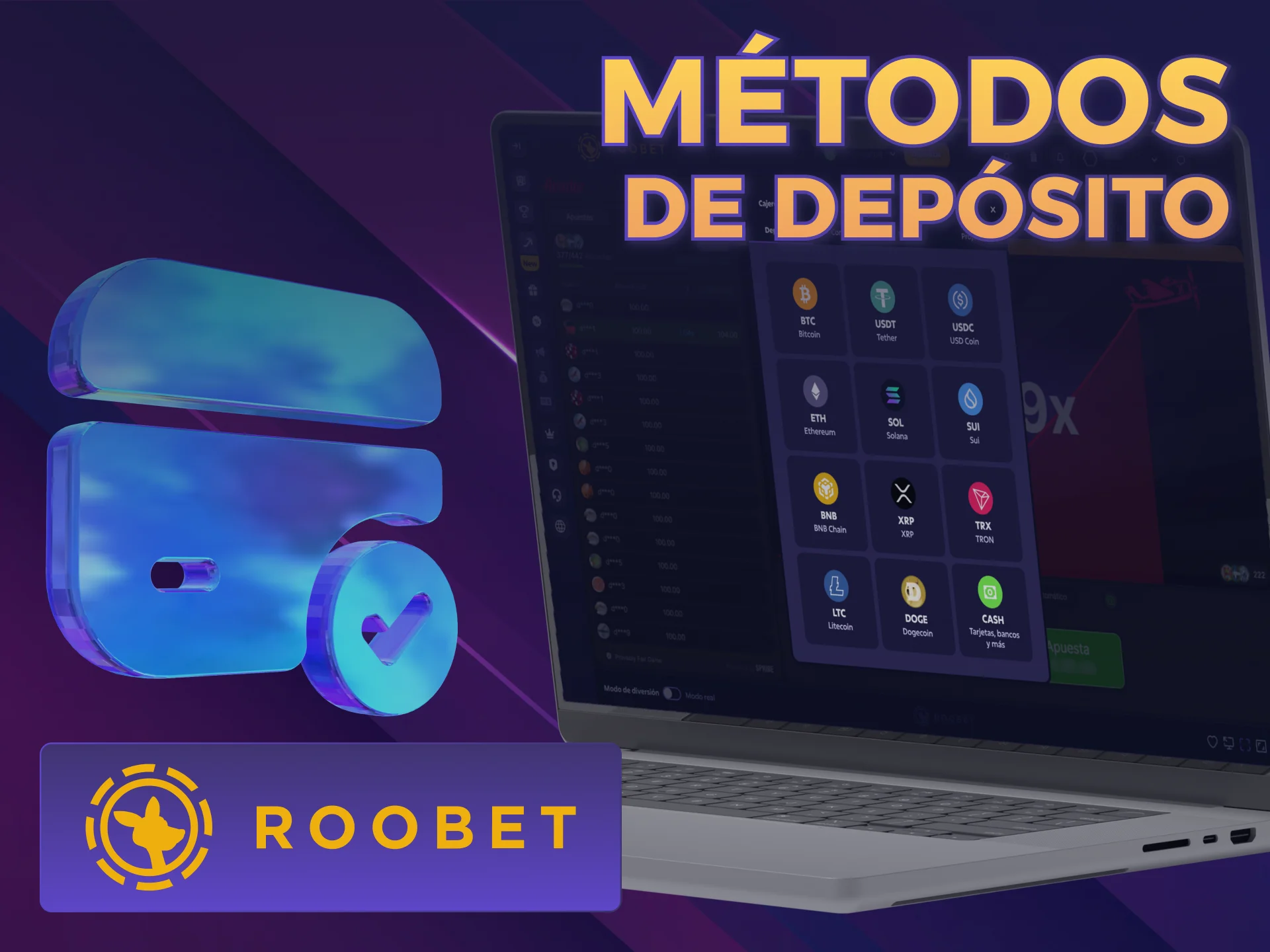 Cargá saldo usando métodos seguros para apostar en Aviator Roobet.