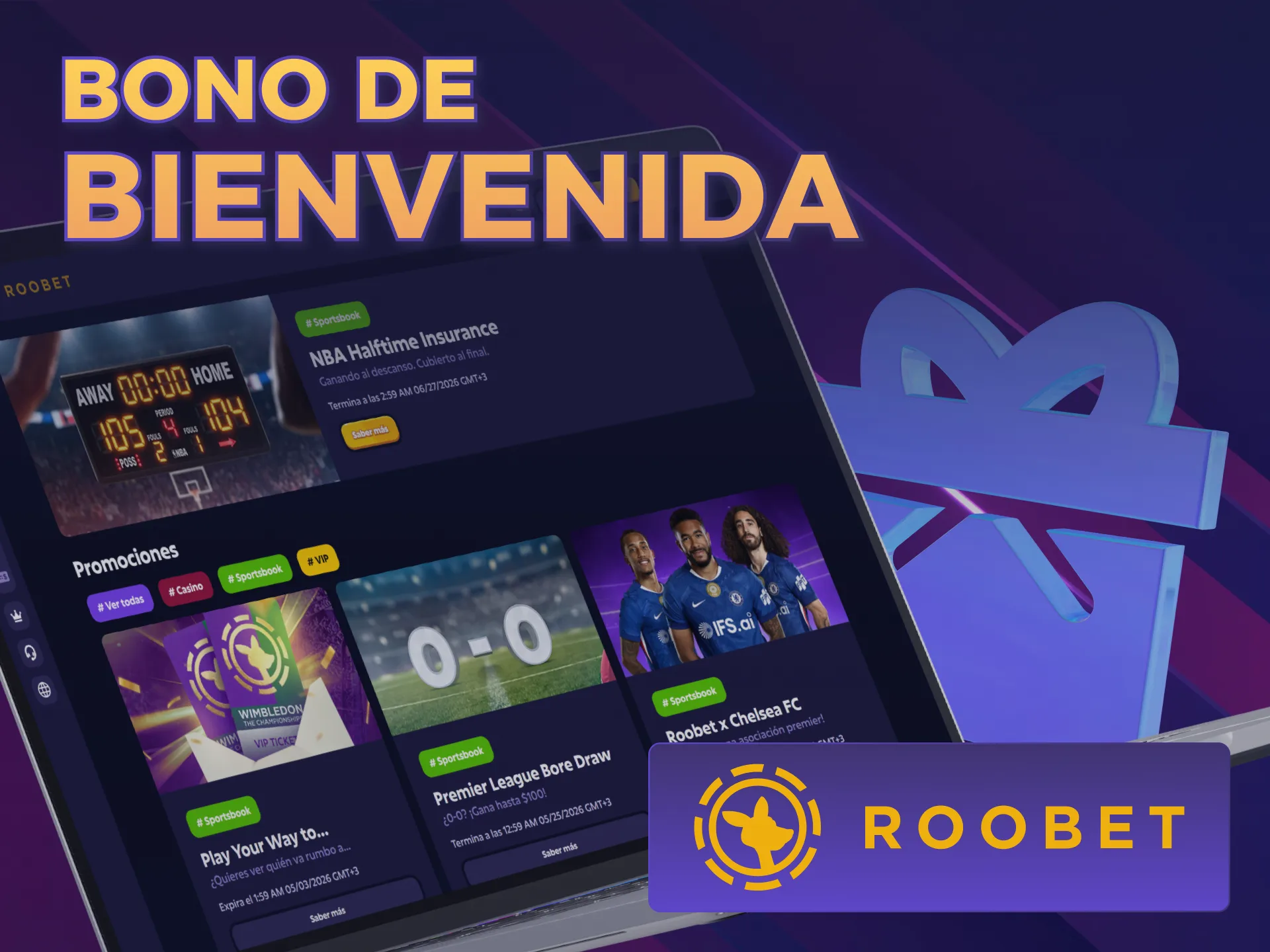 Reclamá tu bono de Básquetbol en Roobet para multiplicar tus jugadas.