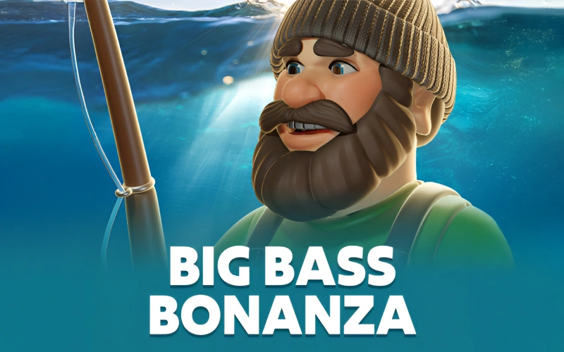Pesca grandes premios en Big Bass Bonanza de Tragamonedas Roobet.