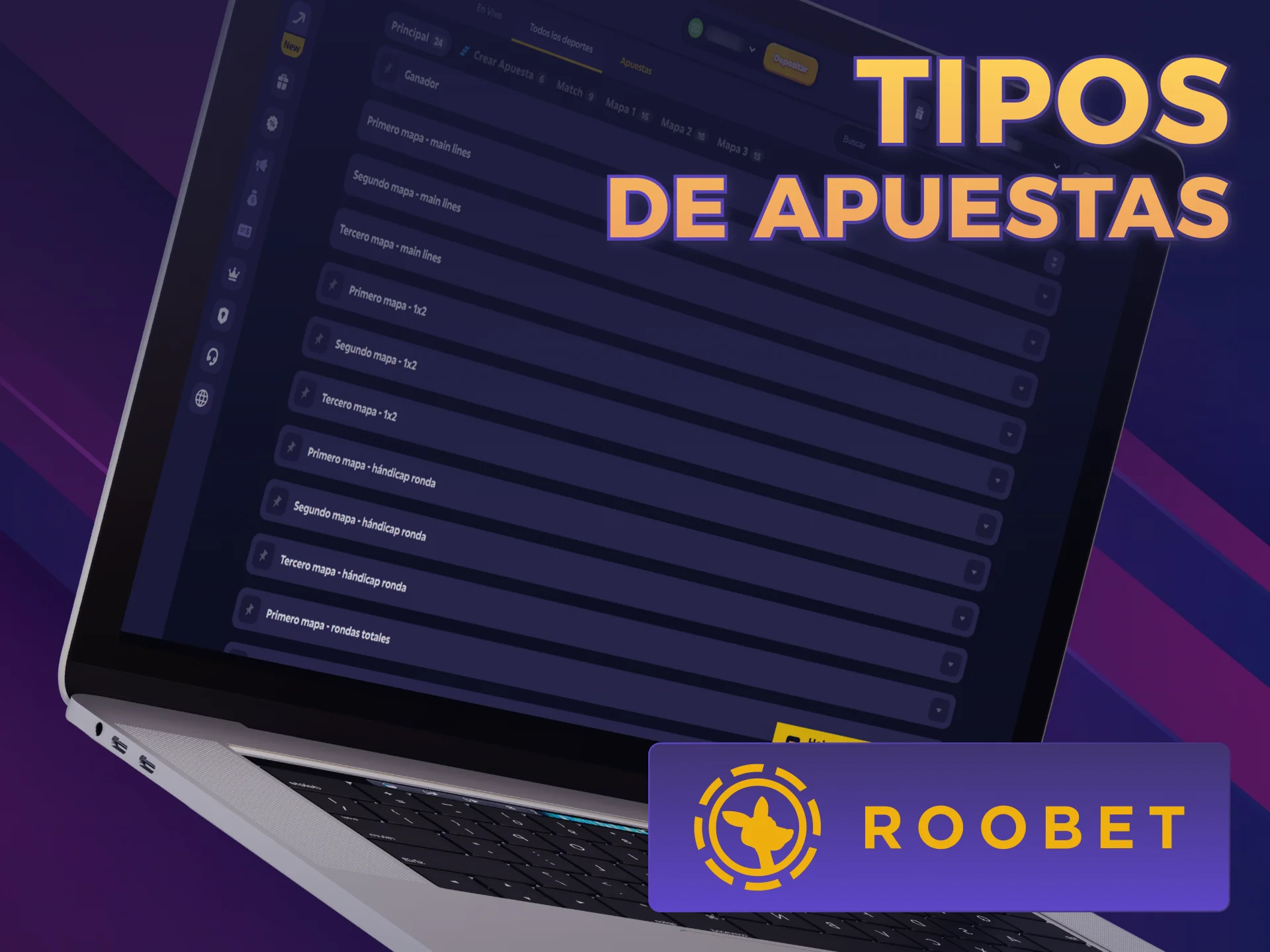 Conocé los mercados y opciones de apuestas en CS2 Roobet.