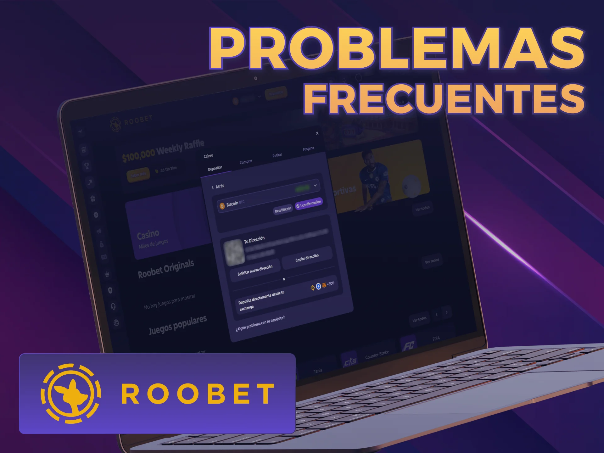 Resolvé los problemas frecuentes de Depósito Roobet con nuestra guía.
