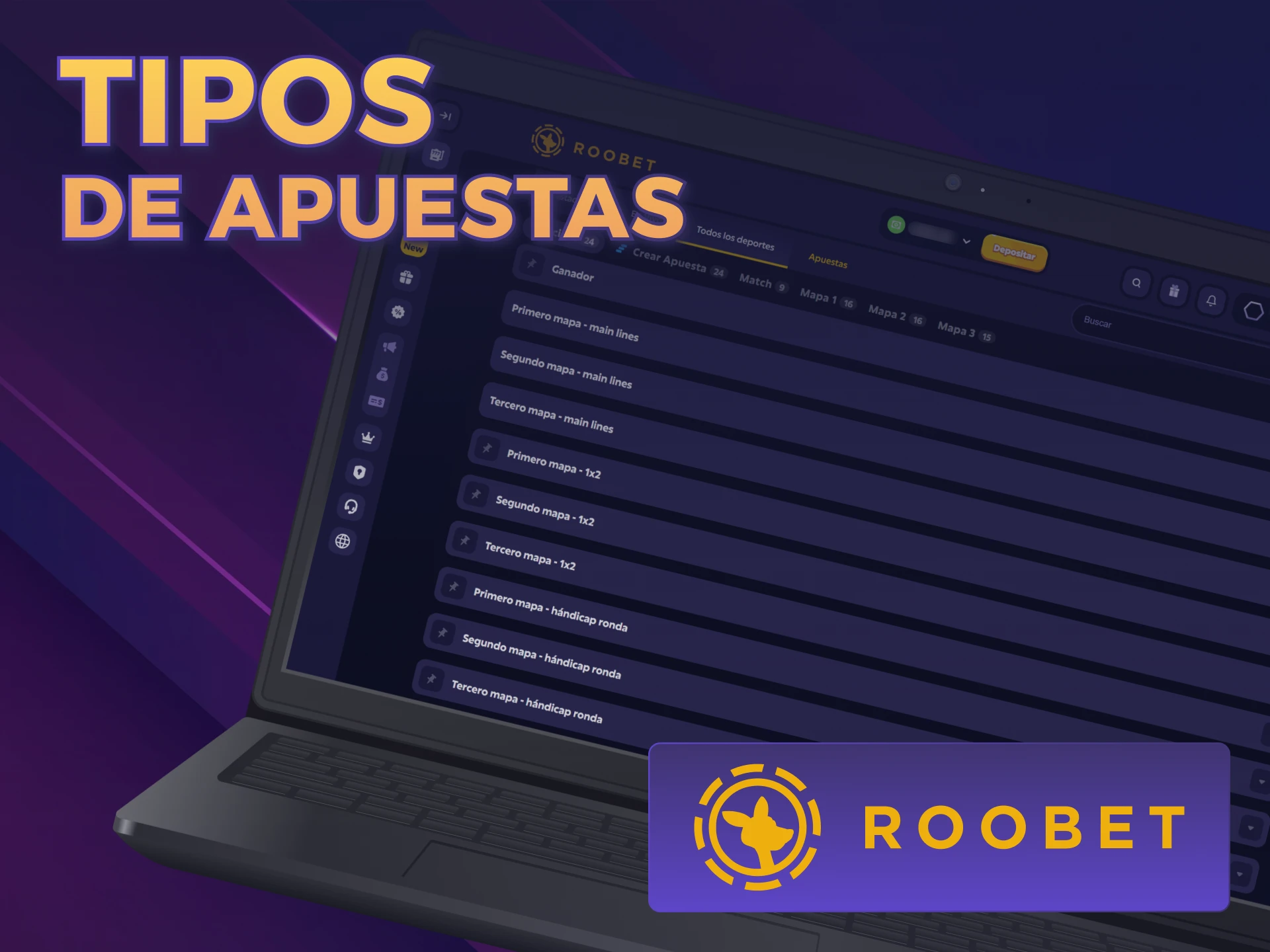 Explorá los tipos de apuestas disponibles en la plataforma E-Sports Roobet.