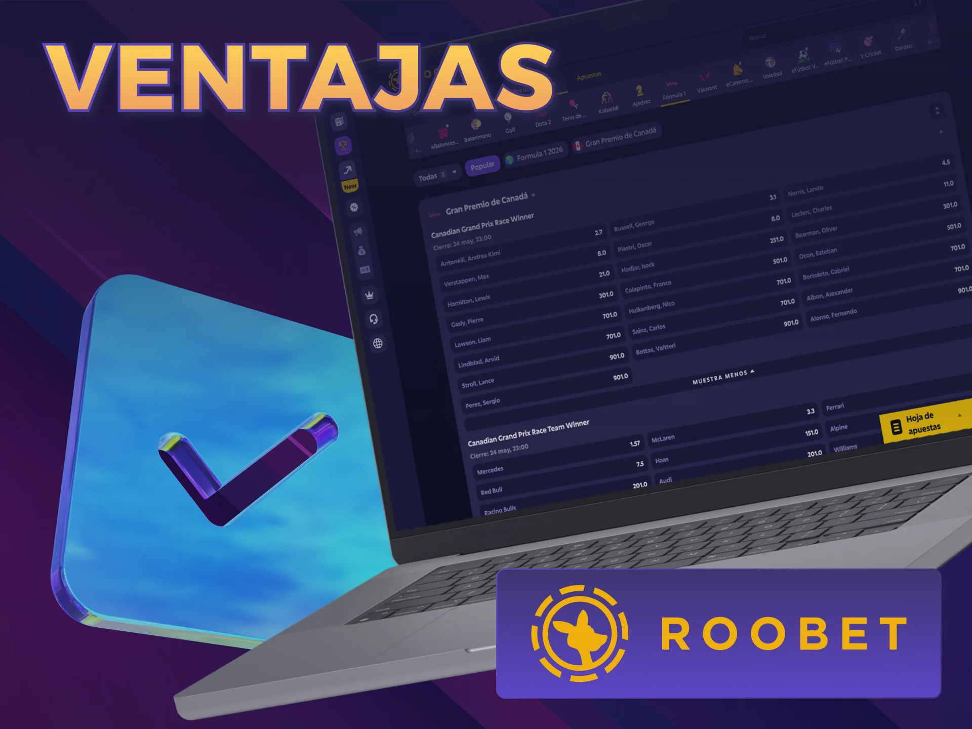 Descubrí por qué apostar en Fórmula 1 en Roobet es mejor.