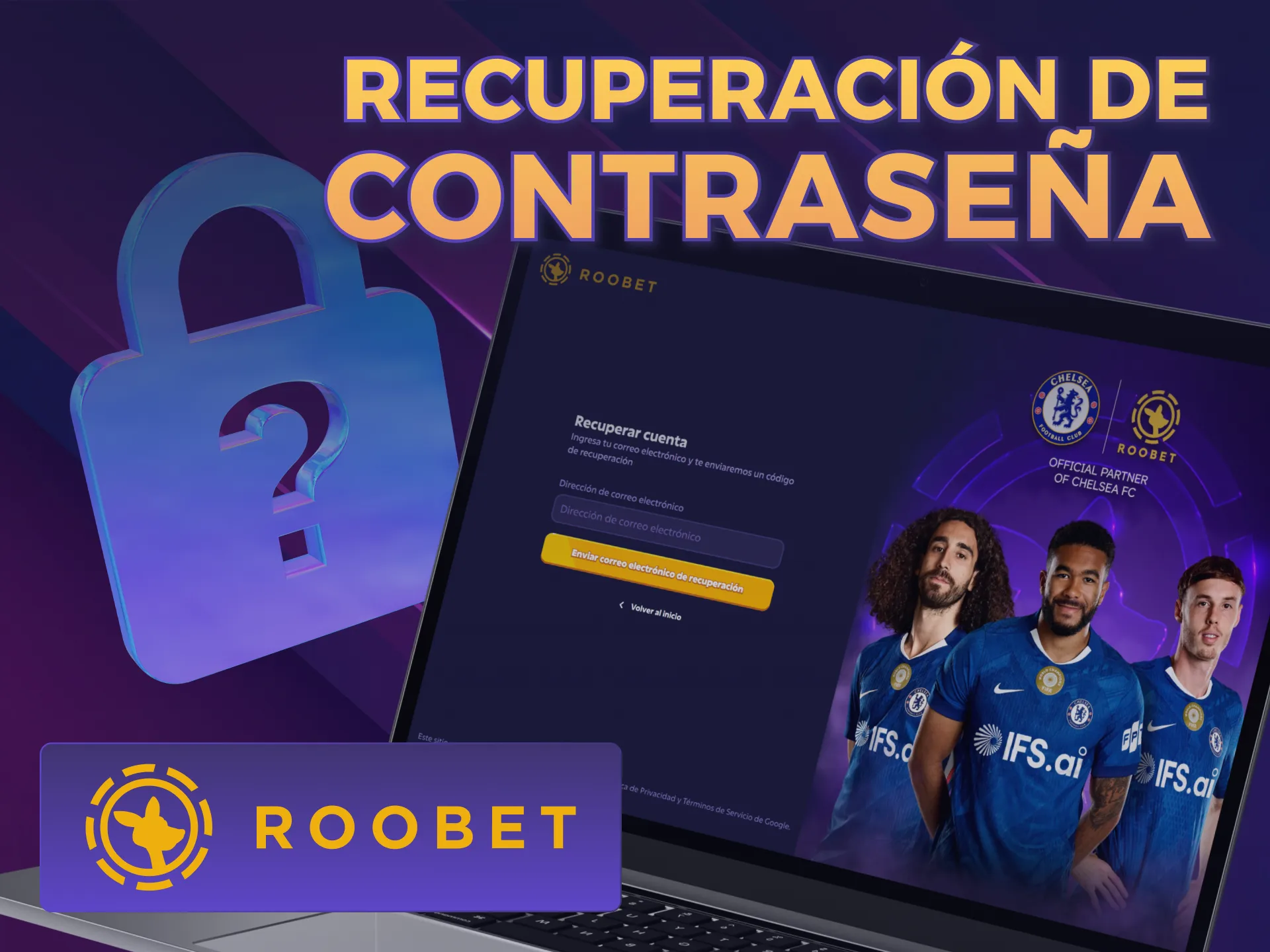 Restablecé tu clave para Iniciar sesión en Roobet sin demoras molestas.