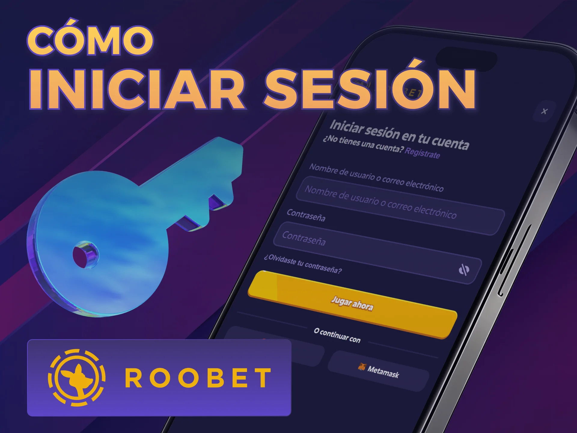 Accedé a tu perfil e iniciá sesión en Roobet iOS móvil rápidamente.