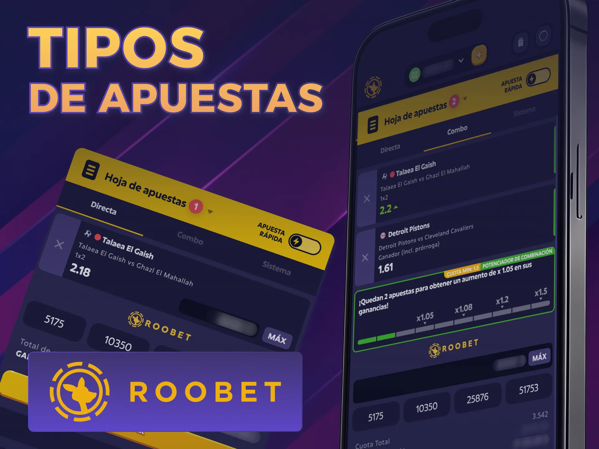 Explorá diversos tipos de apuestas en la App iOS de Roobet ahora.