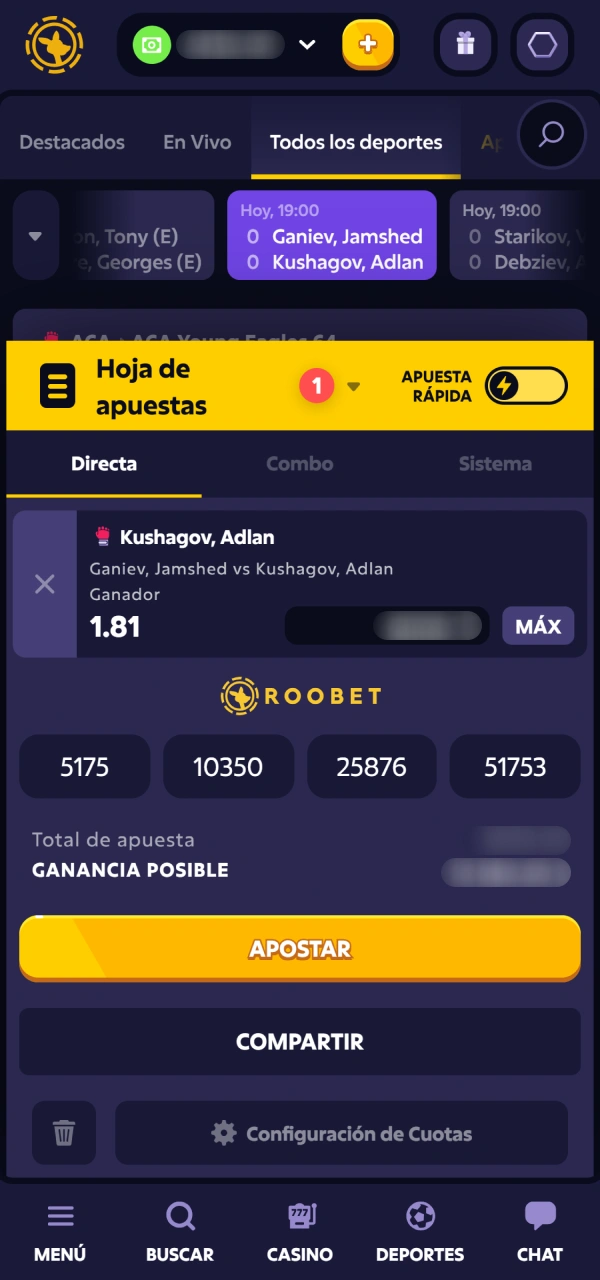 Disfrutá del evento de MMA en Roobet и retirá tus premios.
