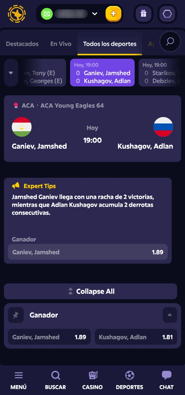 Elegí tu ganador de MMA en Roobet и validá tu jugada.