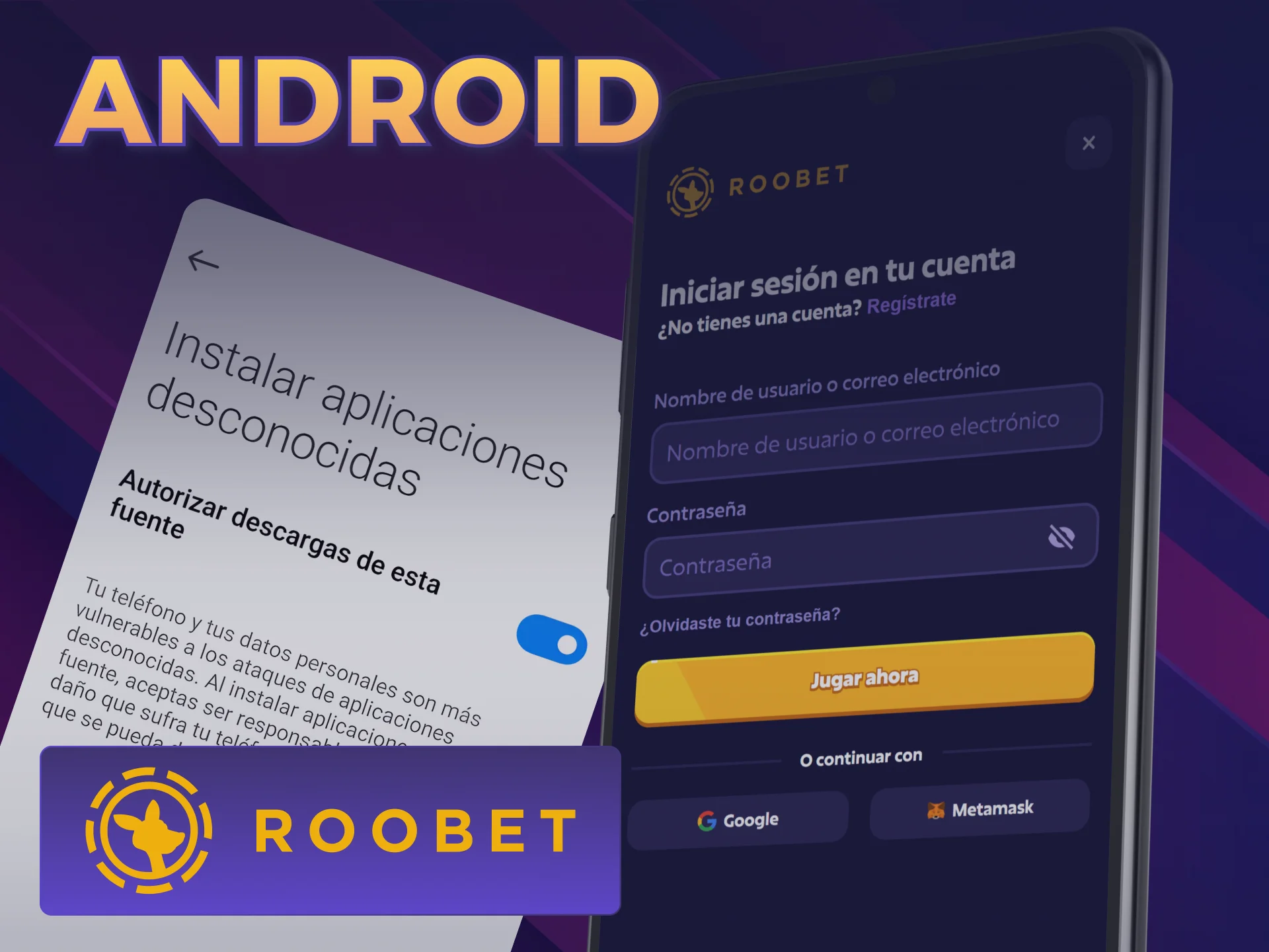 Obtená la mejor experiencia móvil de Roobet con nuestra aplicación.