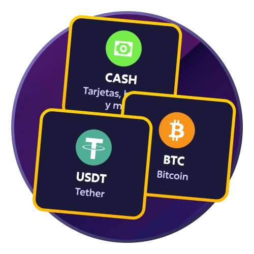 Operá con criptomonedas o monedas locales en la plataforma Roobet.