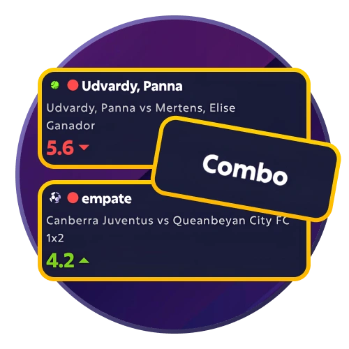 Combiná tus jugadas con la opción multi en vivo de Roobet.