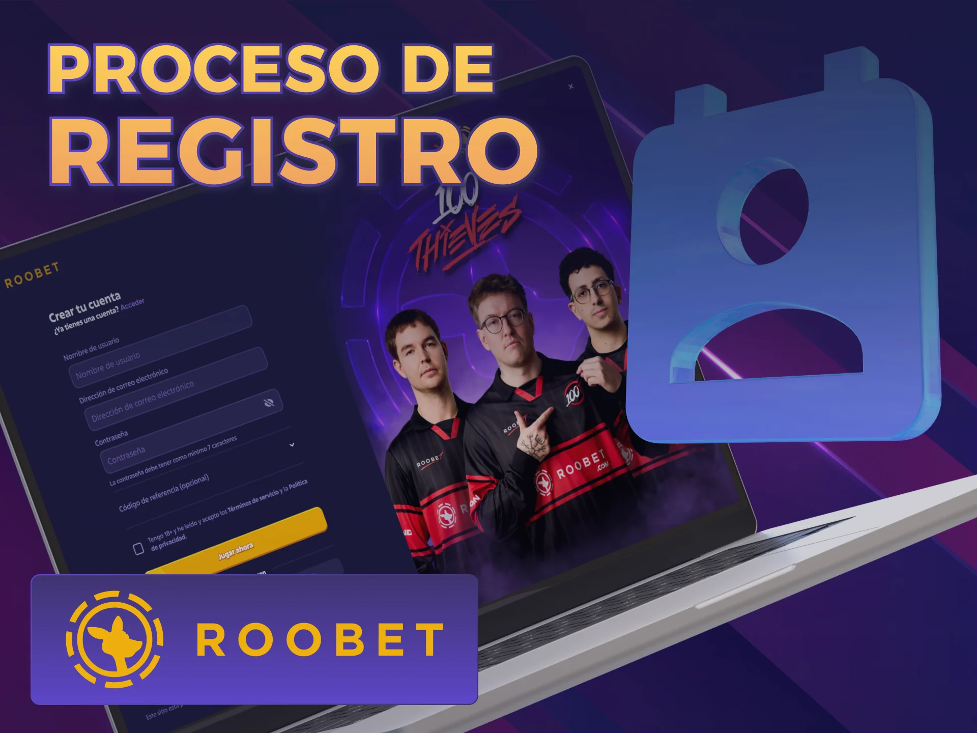 Seguí el proceso de registro y unite a Roobet hoy.