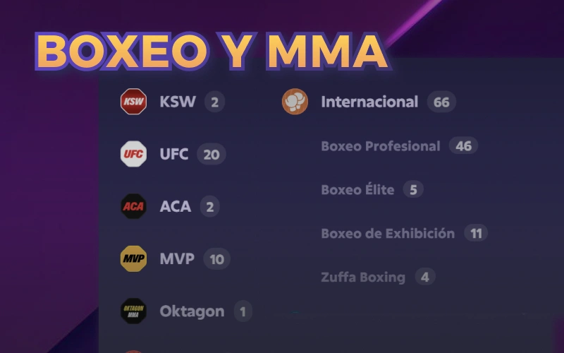 Viví la intensidad del boxeo y MMA apostando en Roobet.