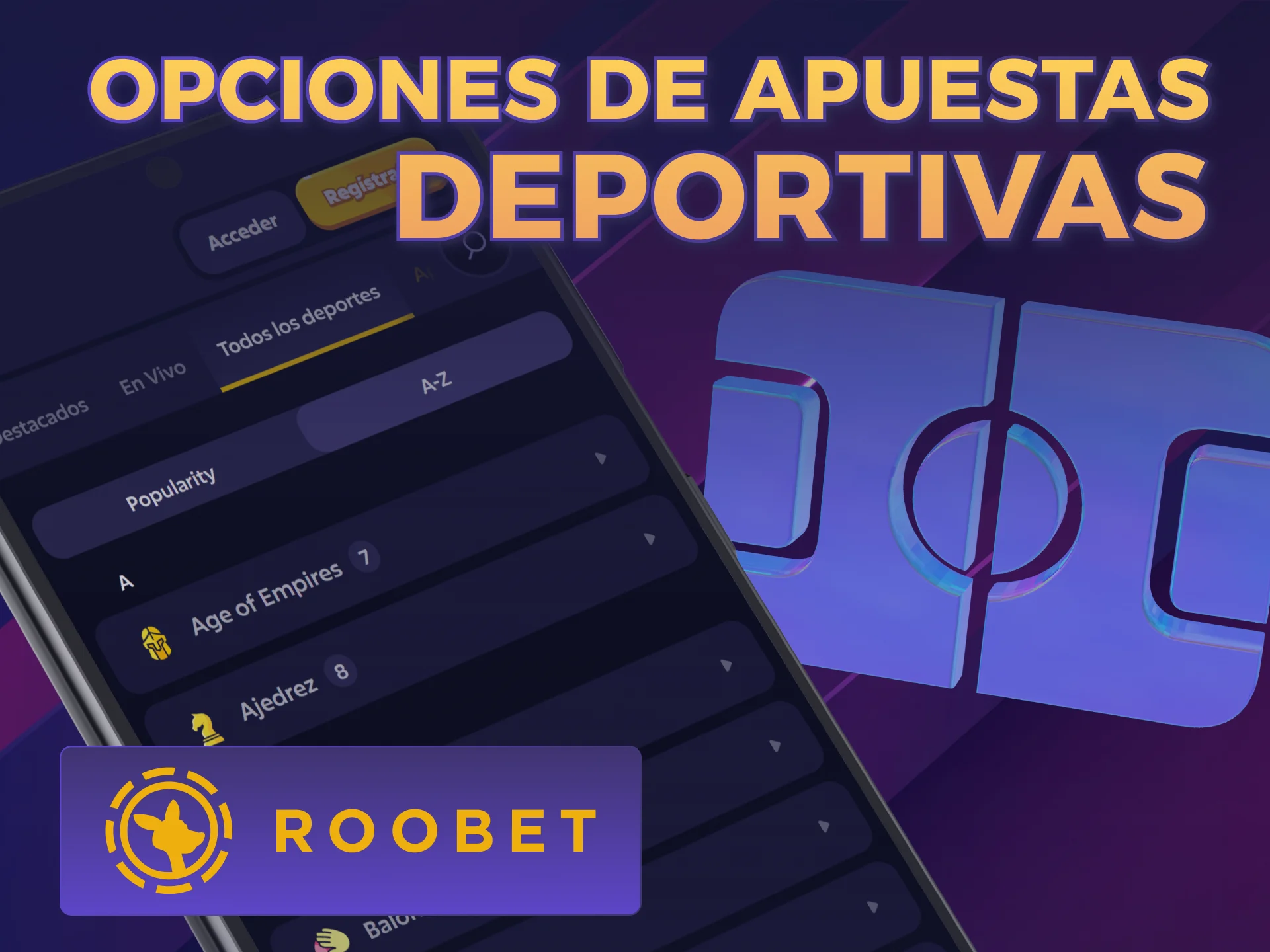 Descubrí diversas opciones de apuestas deportivas en la Roobet PWA.