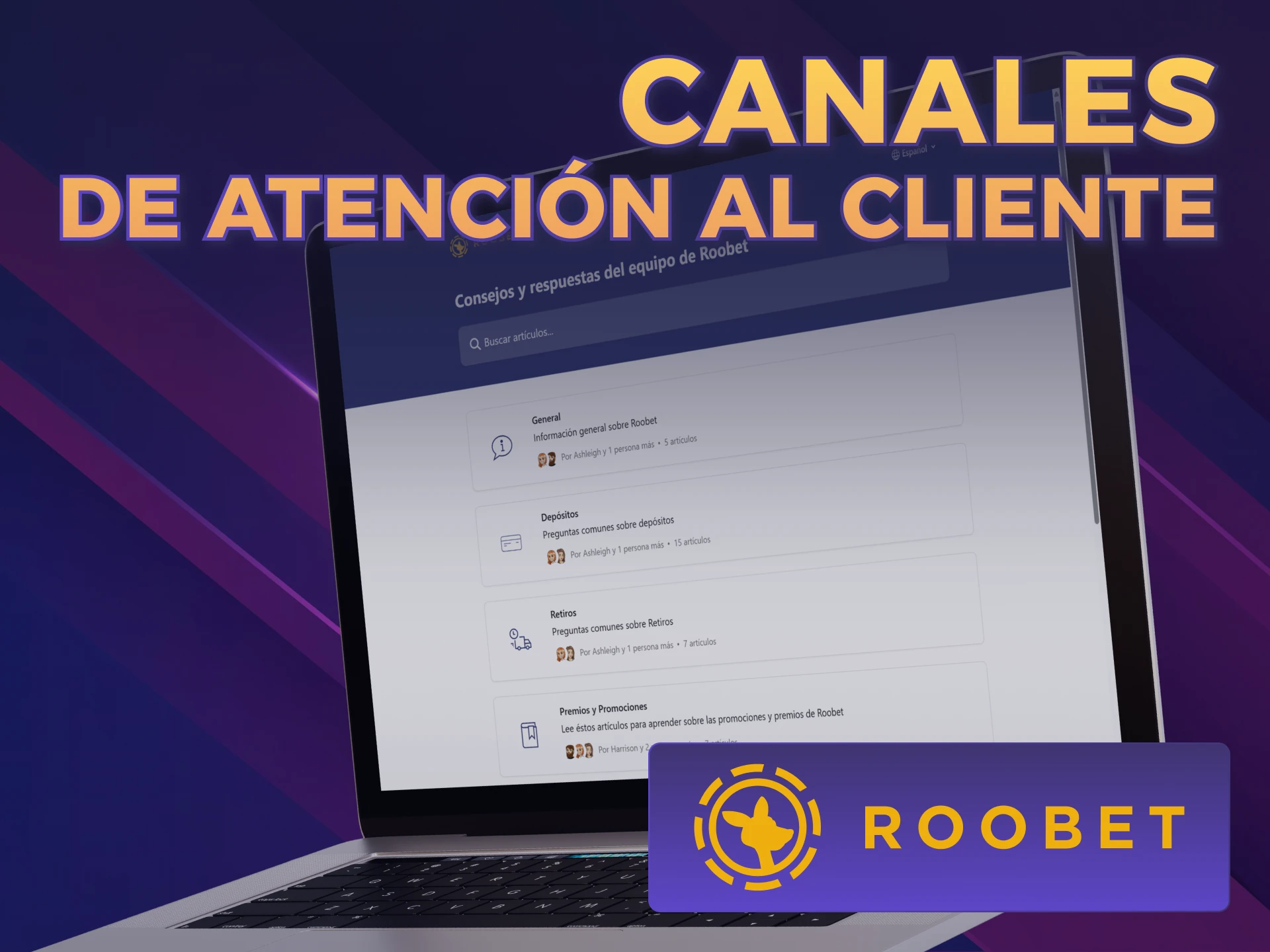 Encontrá ayuda directa leyendo la información de Sobre Nosotros Roobet.